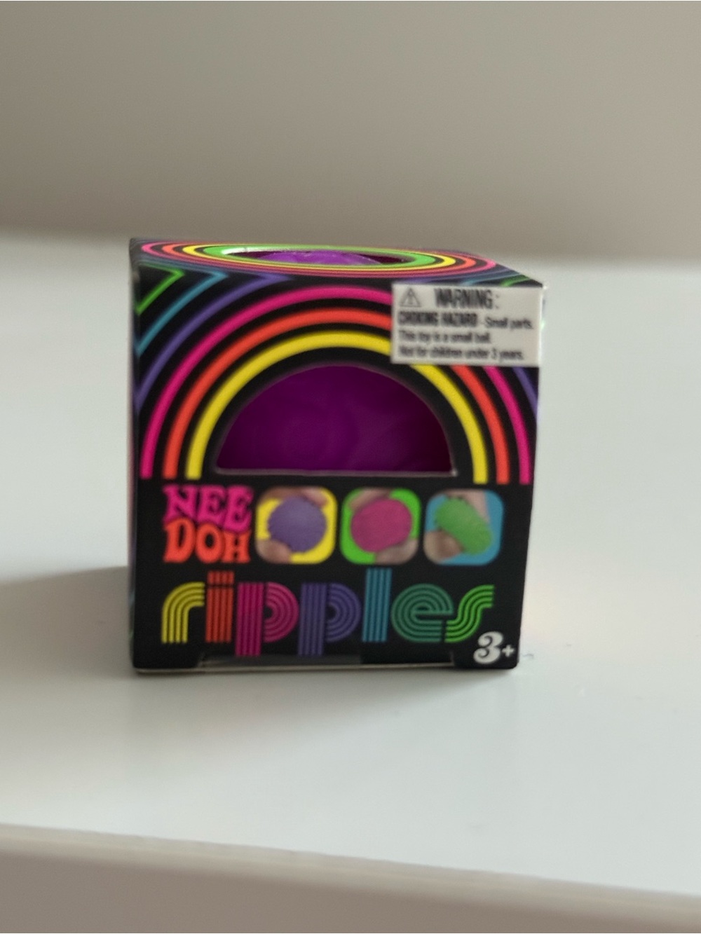 Authentic Schylling Needoh-Mini Ripples- 1.25" Purple HTF SEALED